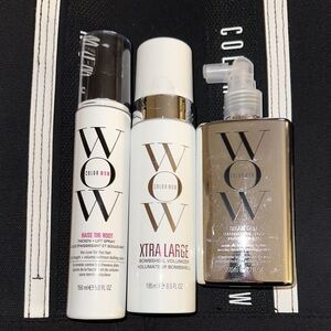 Color Wow Hair Styling Trio - Black, White, and Silver